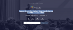 Overcoming Key Lead Generation Challenges for B2B Businesses in 2022