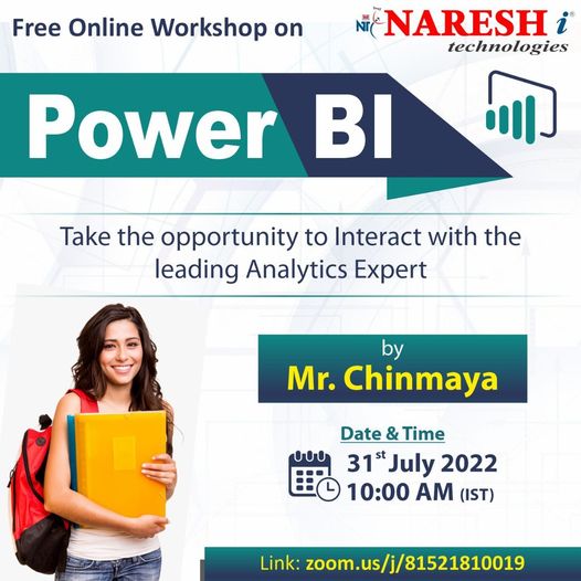 Free Online Work Shop On Power BI by Mr. Chinmaya., Online Event