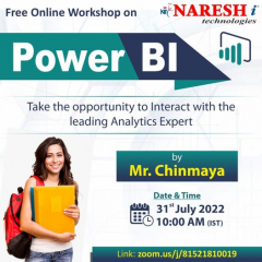 Free Online Work Shop On Power BI by Mr. Chinmaya.
