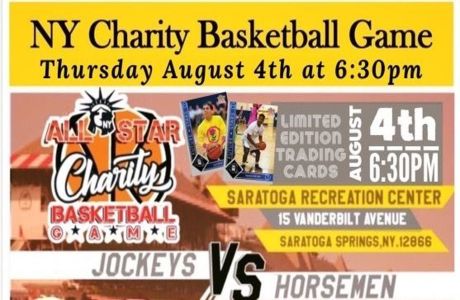 Jockeys Vs. Horseman 13th Annual Charity Basketball Game, Saratoga Springs, New York, United States
