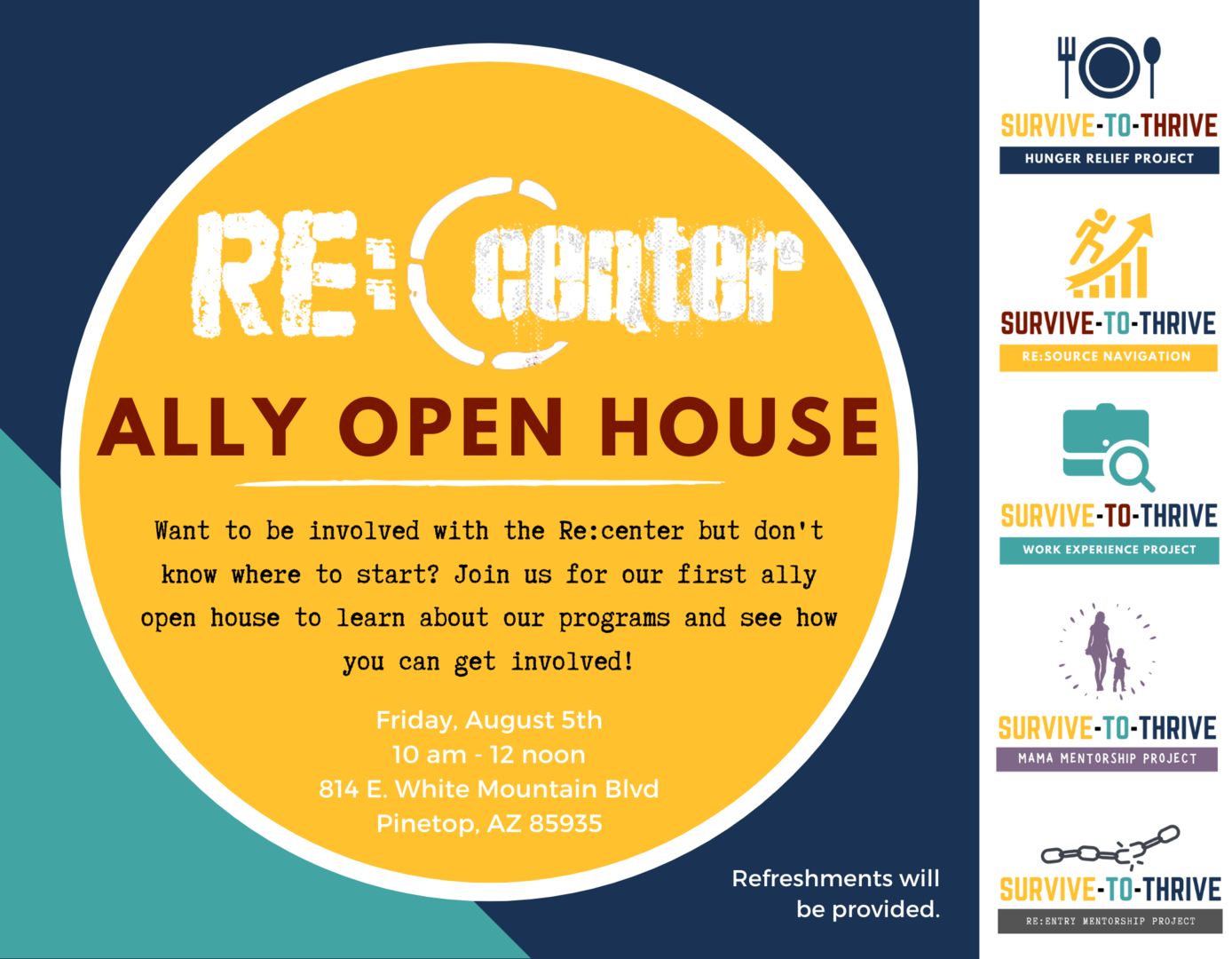 RE:center Ally Open House, Pinetop-Lakeside, Arizona, United States