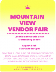 Mountain View Vendor Fair
