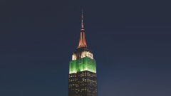 Empire State Building Indian Tri-color Lighting