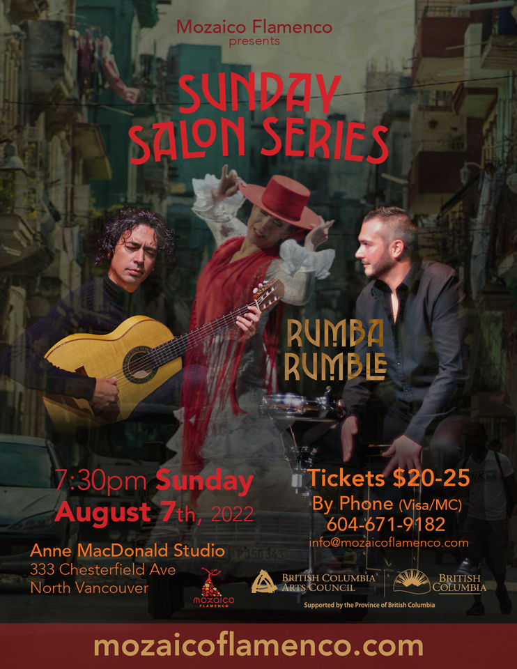Mozaico Flamenco presents "RUMBA RUMBLE", North Vancouver, British Columbia, Canada