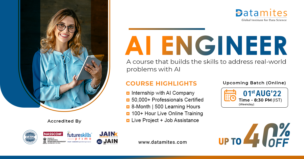 Artificial Intelligence Engineer Training in Tirupur, Online Event