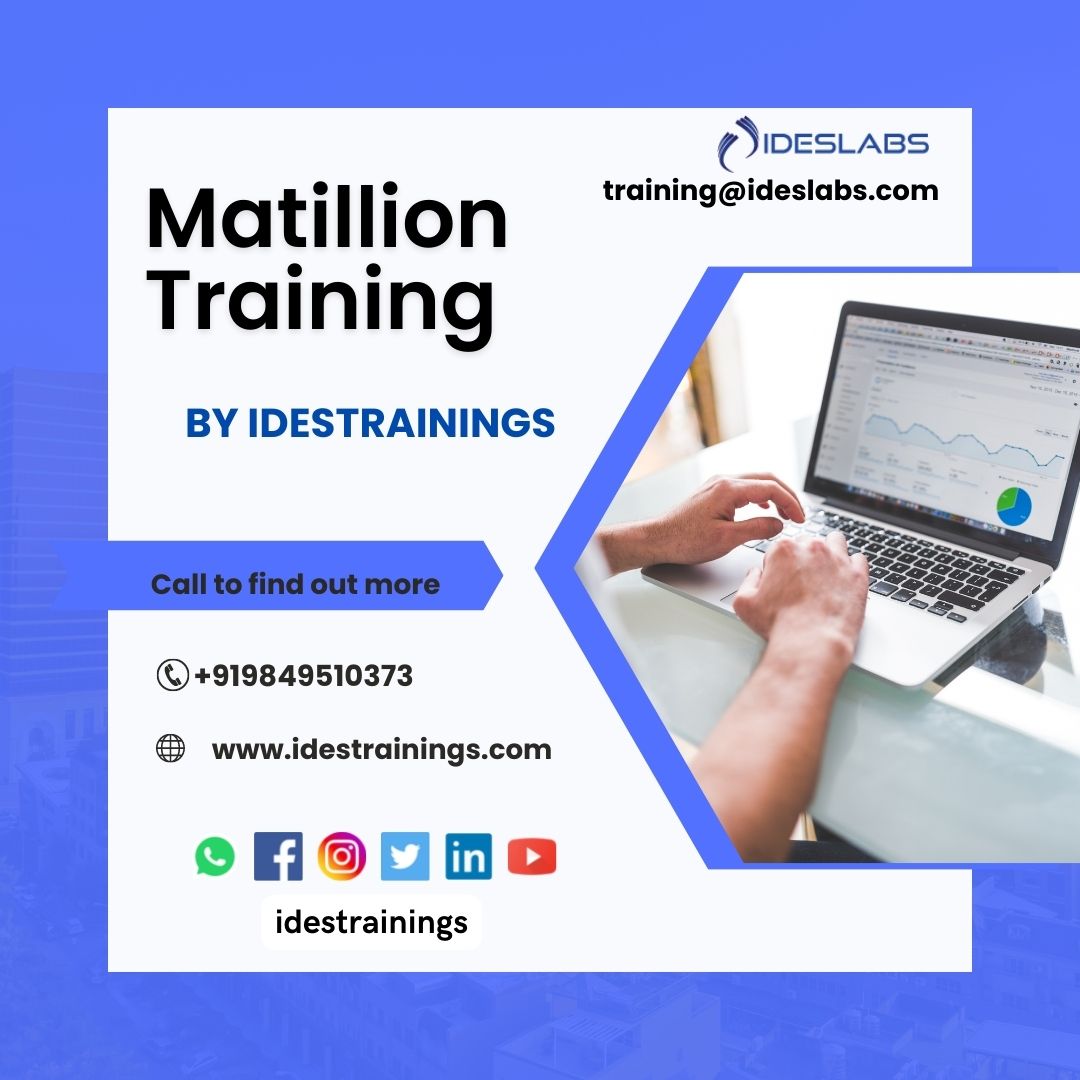 Matillion Training online by  IDESTRAININGS, Online Event