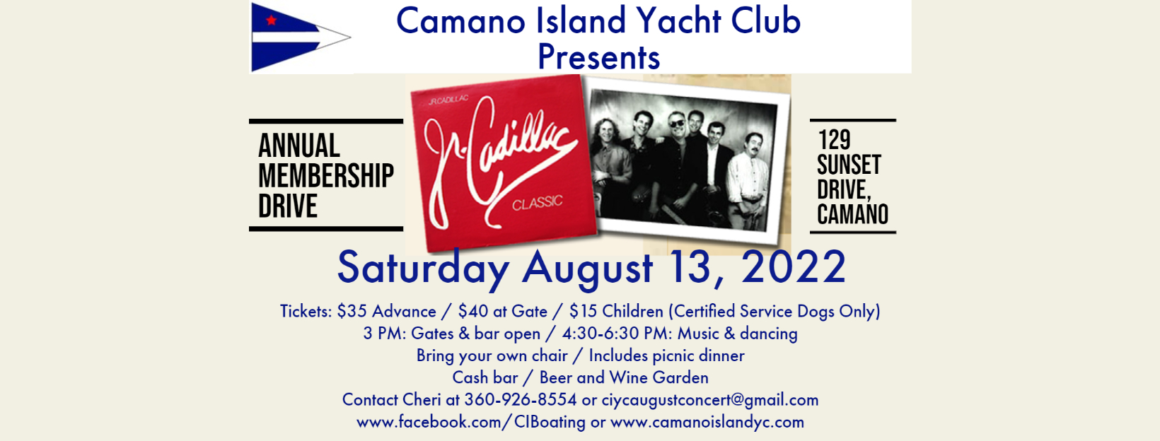 Camano Island Yacht Club Annual Membership Drive with JR Cadillac, Camano, Washington, United States