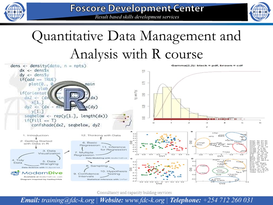 Quantitative Data Management and Analysis with R course 1, Nairobi, Nairobi County,Nairobi,Kenya