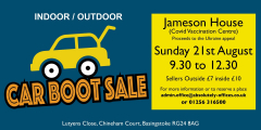Charity Indoor/Outdoor Car Boot Sale