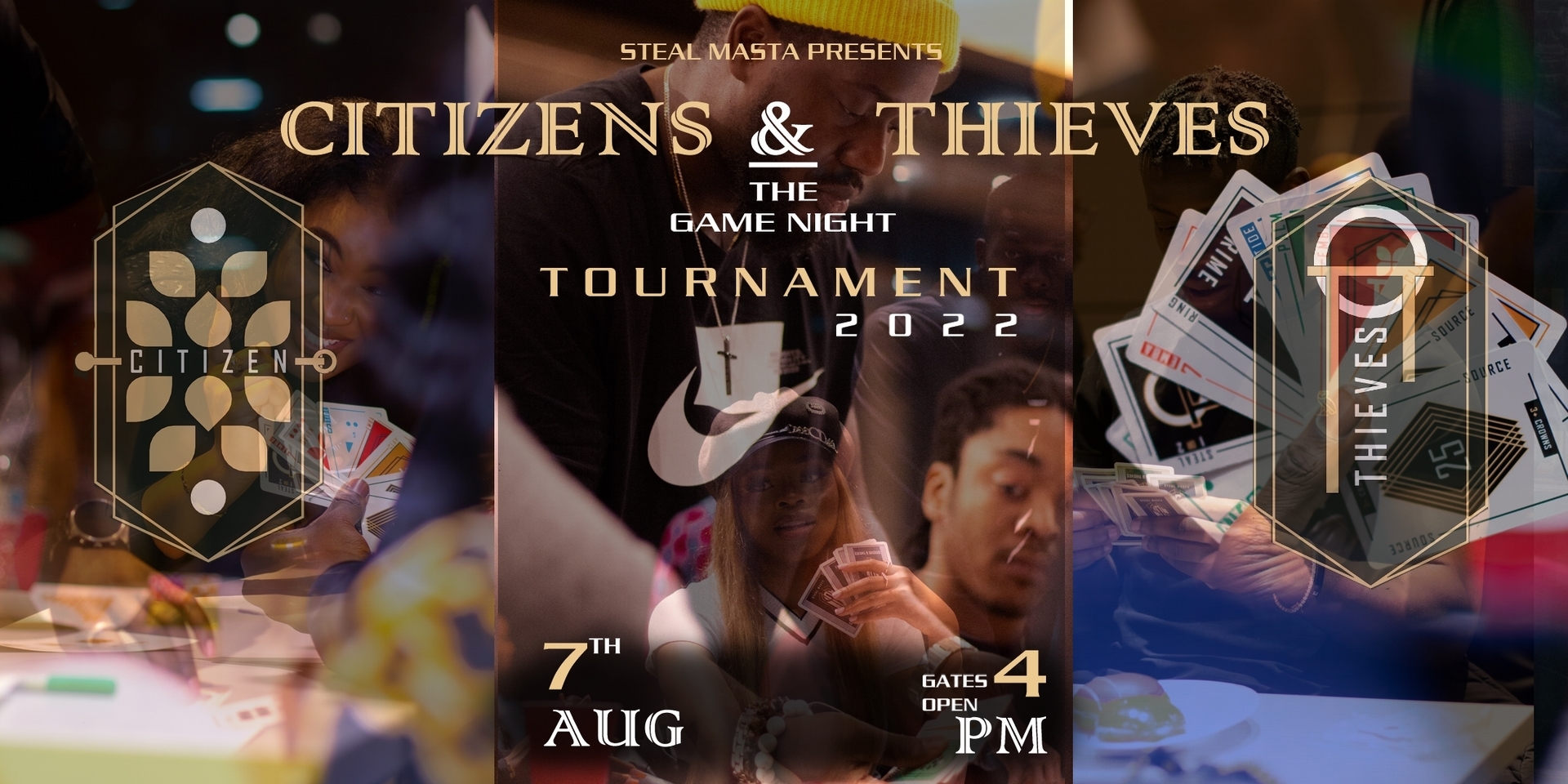 CITIZENS and THIEVES: The game night CASH PRIZE Tournament, Mississauga, Ontario, Canada