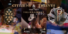 CITIZENS and THIEVES: The game night CASH PRIZE Tournament