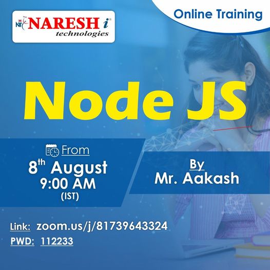 Attend Free Demo On Node JS by Mr. Aakash., Online Event