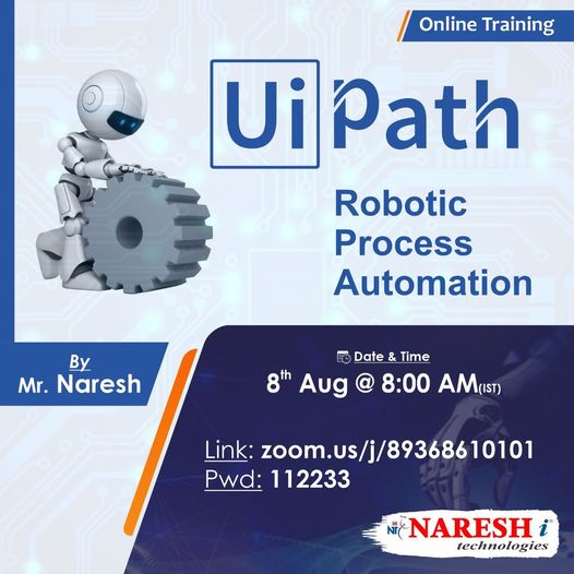 Attend Free Online Demo On UI Path by Mr. Naresh., Online Event