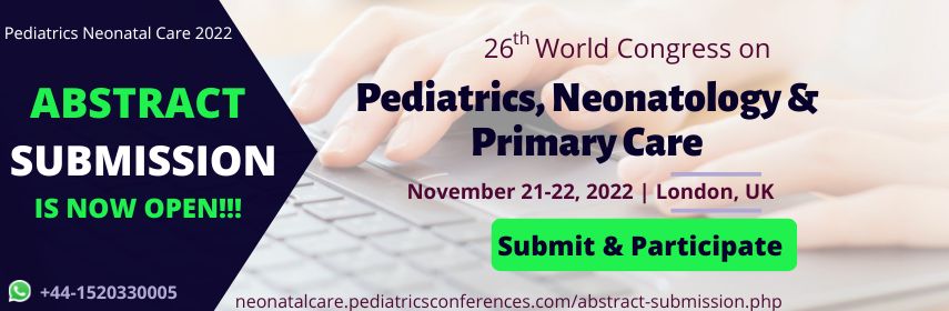 26th World Congress on Pediatrics, Neonatology & Primary Care, UK, London, United Kingdom