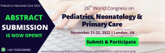 26th World Congress on Pediatrics, Neonatology & Primary Care