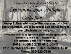 Explaining Your Antique Collections
