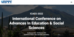 SCOPUS International Conference on Advances In Education & Social Sciences (ICAES)