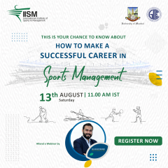 How to make a successful career in Sports Management Webinar
