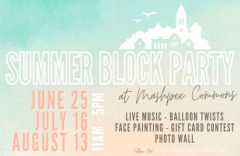 Summer Block Party at Mashpee Commons on August 13