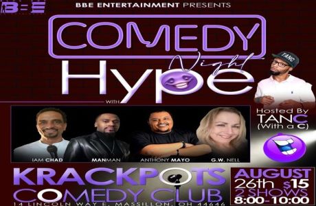 Comedy Hype with Blue Boy Entertainment at Krackpots Comedy Club, Massillon, Ohio, United States