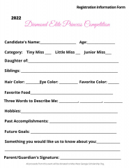 Diamond Elite Princess Pageant