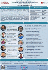 International Conference on Advanced Nanomaterials and Applications (ICANA 2022)