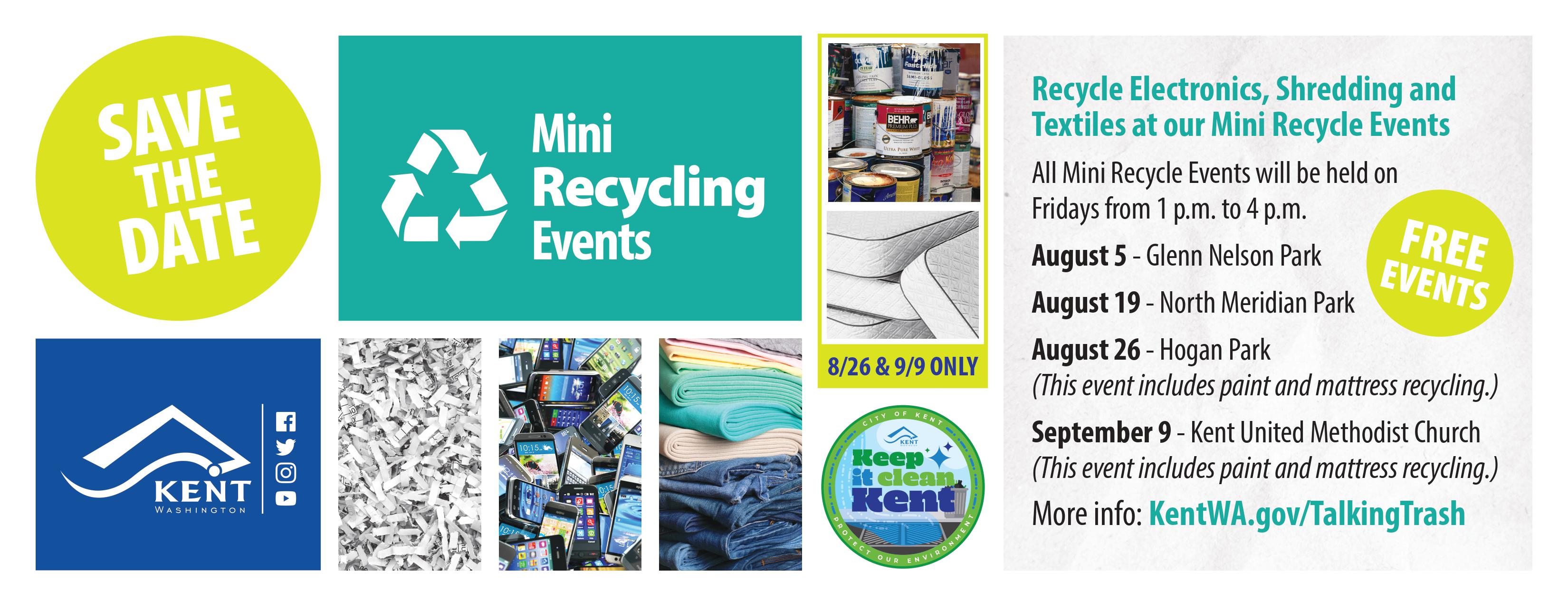 Mini Recycling Event 2022, Kent, Washington, United States