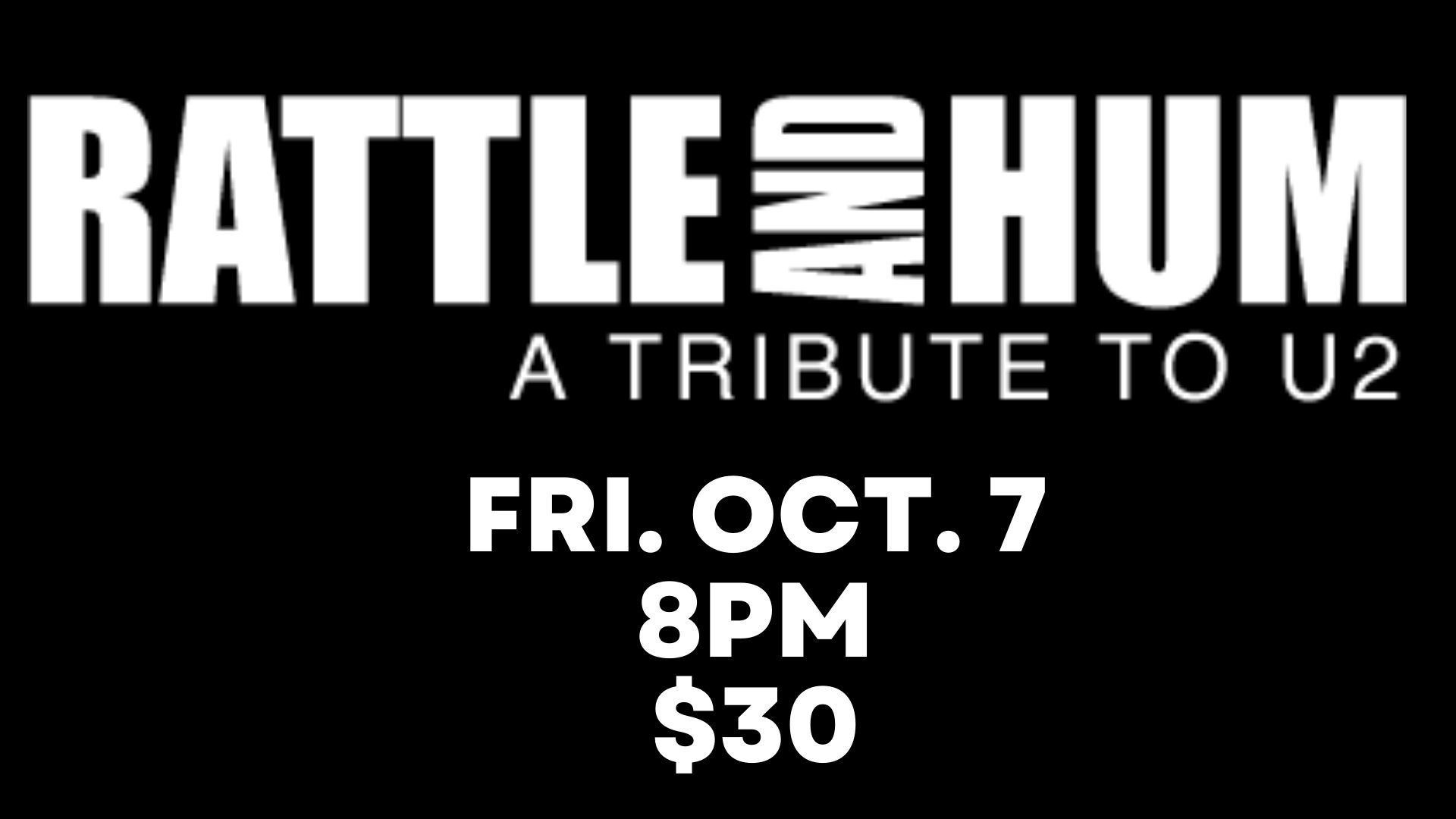RATTLE AND HUM: A Tribute to U2, Irwin, Pennsylvania, United States