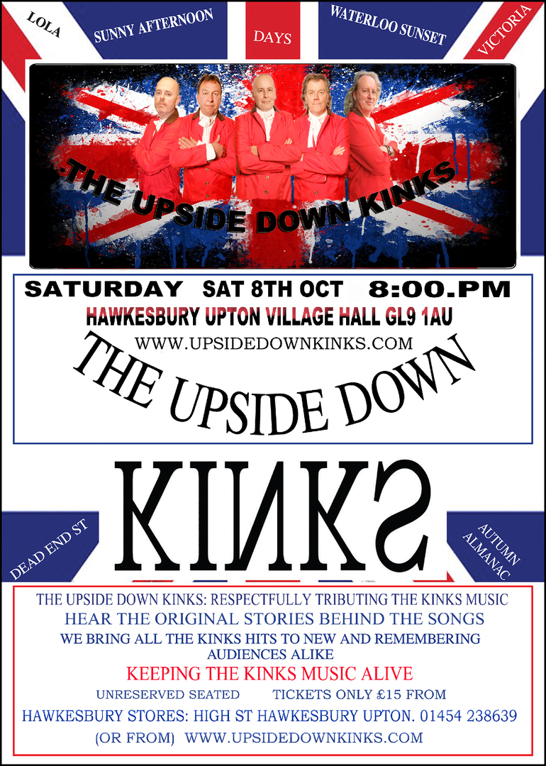 An Intimate Evening with The Upside Down Kinks, South Gloucestershire, England, United Kingdom