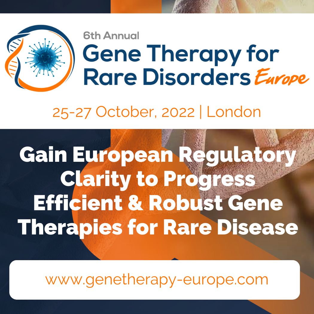 6th Annual Gene Therapy for Rare Disorders Europe, London, United Kingdom