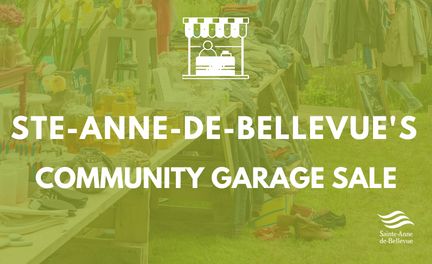 Sainte-Anne-de-Bellevue's community garage sale, Sainte-Anne-de-Bellevue, Quebec, Canada