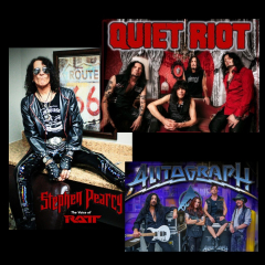 Stephen Pearcy the Voice of Ratt with Speical Guests Quiet Riot and Autograph