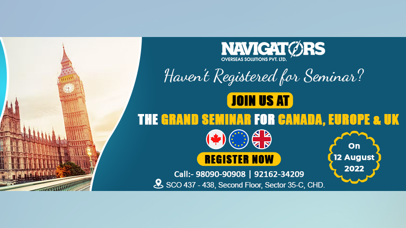 Mega Education Seminar in Chandigarh by Navigators Overseas, Chandigarh, India