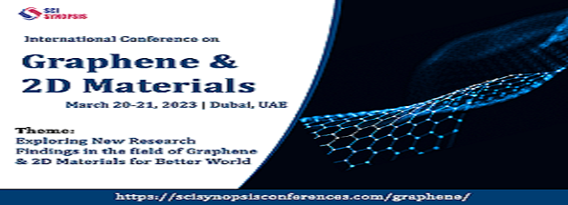 International Conference on Graphene & 2D Materials, PORT SAEED DEIRA DUBAI, Dubai, United Arab Emirates