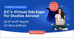 KC’s Virtual Edu Expo – 23rd to 27th Aug 2022