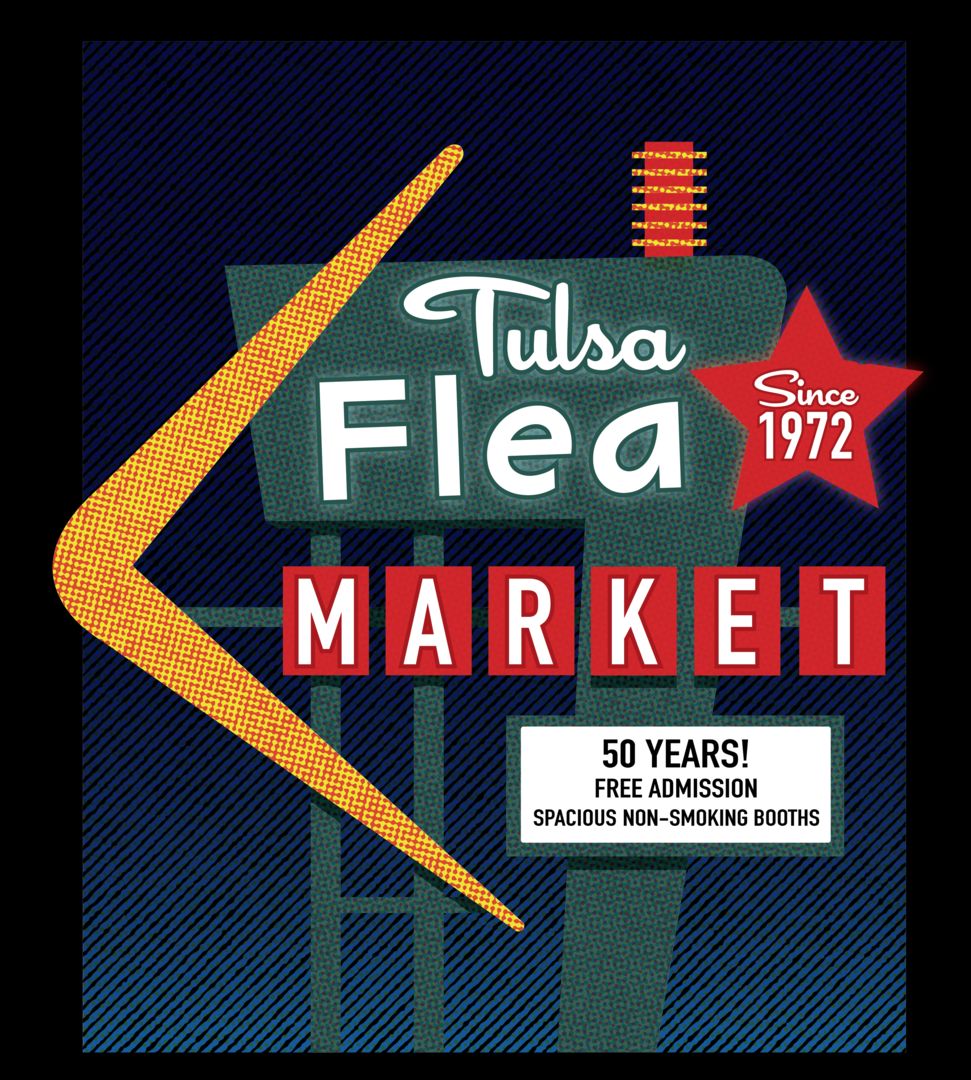 Tulsa Flea Market's Last Event of the Summer, Tulsa, Oklahoma, United States
