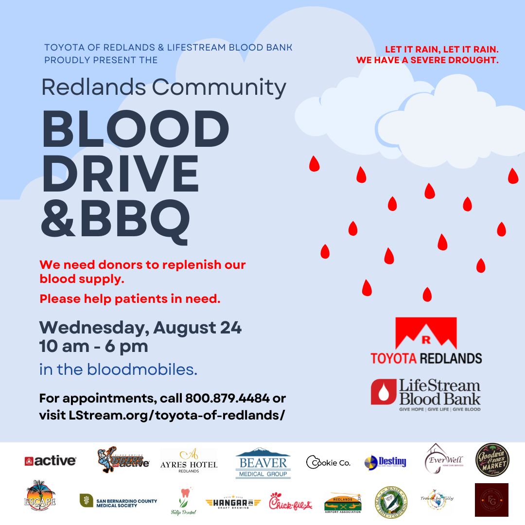 Community Blood Drive, Redlands, California, United States