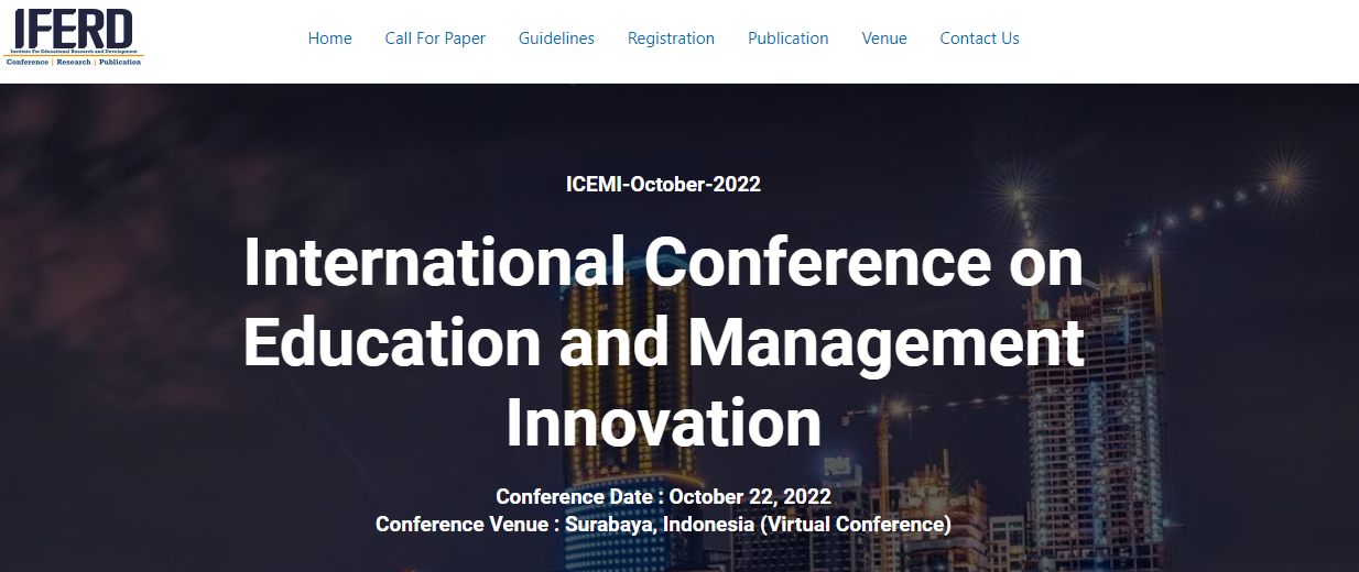 Online International Conference on Education and Management Innovation (ICEMI 2022), Online Event