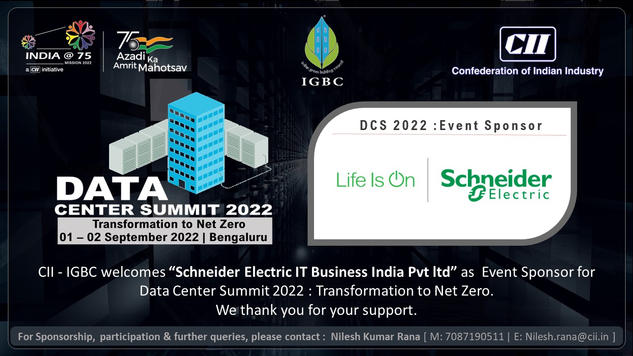 IGBC welcomes ‘Schneider Electric IT Business India Pvt Ltd, Bangalore, Karnataka, India