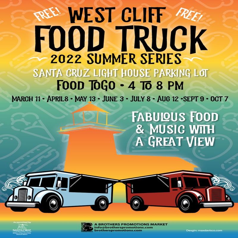 B9 PICK: West Cliff Food Truck Series Lighthouse Parking Lot. 4-8pm, Santa Cruz, California, United States