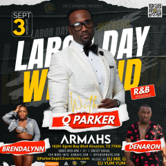 Labor Day Weekend R and B Xperience starring Q PARKER of 112 live @ ARMAHS