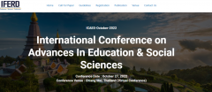 2022–International Conference on Advances In Education & Social Sciences, 27 October, Chiang Mai