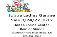 Ladies of Joppa Shrine Indoor Yard Sale