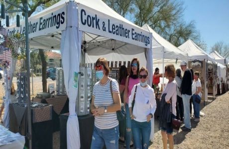 Art and Crafts Show on Silverbell, 7850 North Silverbell, March 17-19, 2023 (corner of Cortaro), Tucson, Arizona, United States