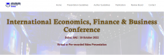 Dubai International Economics, Finance & Business Conference (IEFBC) Scopus indexed