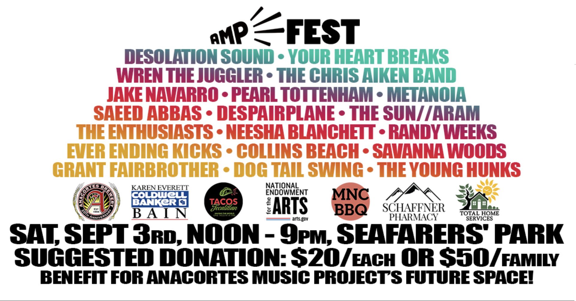 AMPfest Music Festival - September 3rd, Anacortes, Washington, United States