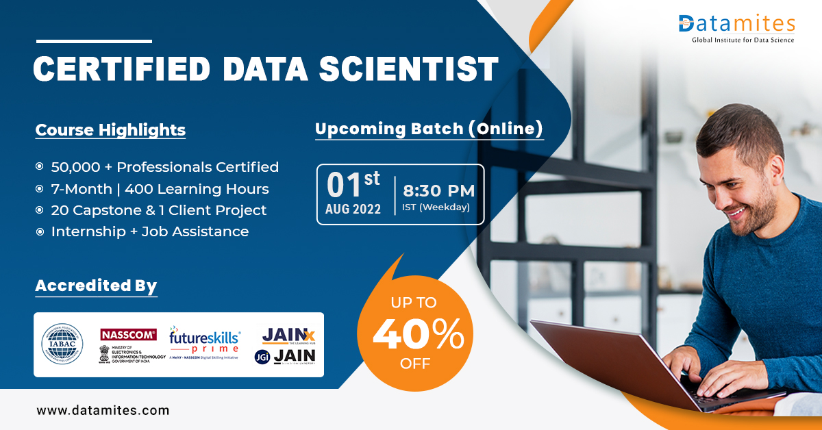 Data Science Training in Nagpur - August'22, Online Event