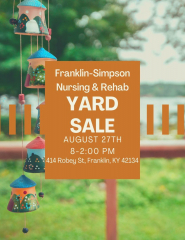 Franklin-Simpson Nursing and Rehabilitation Yard Sale!