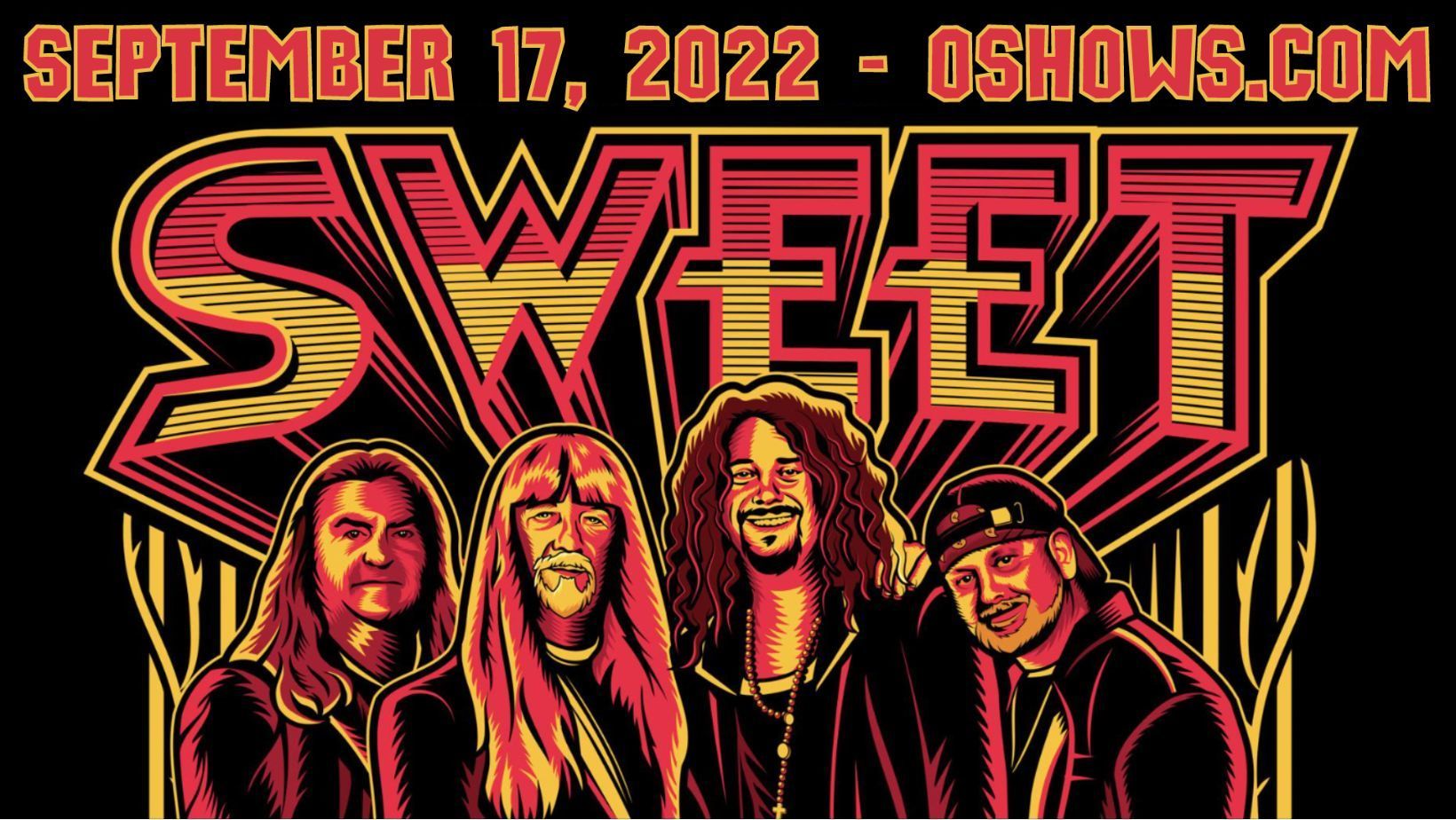Sweet at Arcada Theatre in St.Charles, IL September 17th, 2022, St. Charles, Illinois, United States