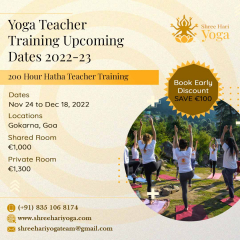 200 Hour Hatha Teacher Training